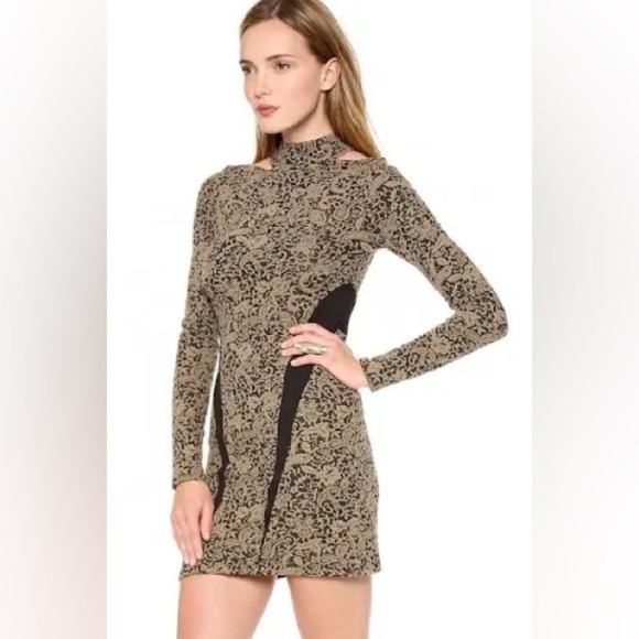 Free People Dresses & Skirts - Free People | NWT Paisley & Black Long Sleeve Dress SZ L